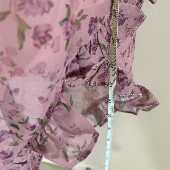 NEW Ruffle Asymmetric Floral Cami Maxi Dress - Picture 6 of 7